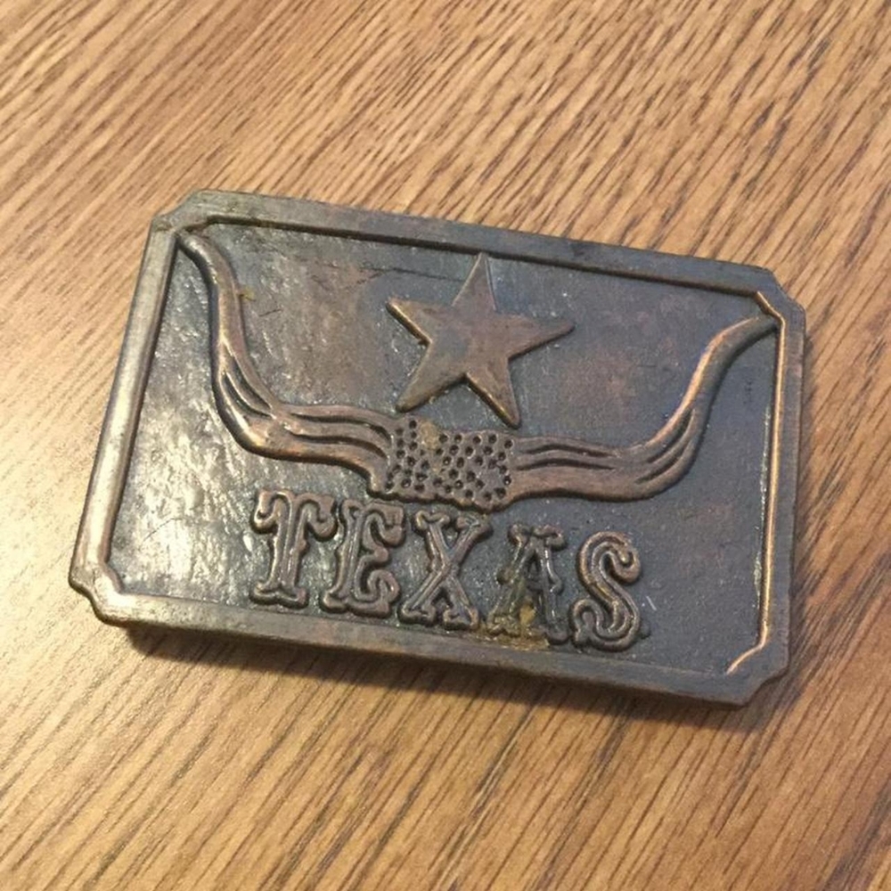 Texas belt buckle